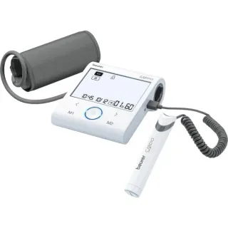 Beurer BM 96 Cardio mit EKG-Funktion, Blutdruckmessgerät (weiß/grau)