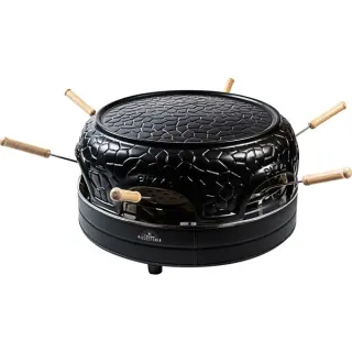 Bestron Viva Italia Pizzetteria APD600Z, Pizzaofen (schwarz, 910 Watt, für 6 Mini-Pizzen Ø 10cm)
