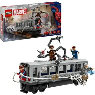 LEGO 76321 Marvel Super Heroes Spider-Man vs. Doc Ock: Showdown in der U-Bahn, Konstruktionsspielzeug