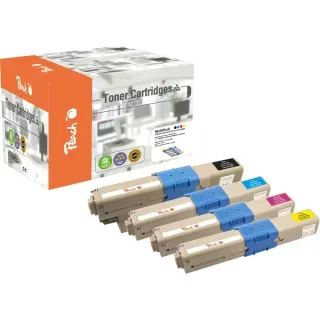 Peach Toner Spar Pack 110879 (kompatibel zu OKI 4446980x)
