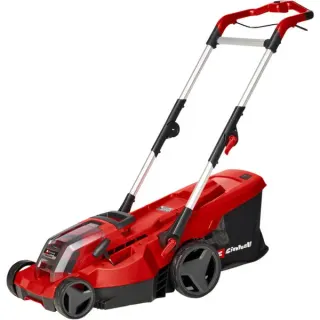 EINHELL Power X-Change Akku-Rasenmäher RASARRO 36/36, 36Volt (2x18V) (rot/schwarz, 2x Li-Ionen Akku Plus 3,0Ah)