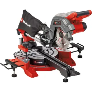 EINHELL Akku-Zug-Kapp-und Gehrungssäge TE-SM 36/8 L Li-Solo, 36Volt (2x18V), Kapp- und Gehrungssäge (rot, ohne Akku und Ladegerät)