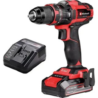 EINHELL Power X-Change Akku-Schlagbohrschrauber TE-CD 18/44 Li-i, 18Volt (schwarz/rot, Li-Ion-Akku 2,5Ah)