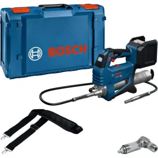 Bosch Professional Akku-Fettpresse GFP 18V-10 Professional solo, 18Volt (blau/schwarz, ohne Akku und Ladegerät, in XL-BOXX)