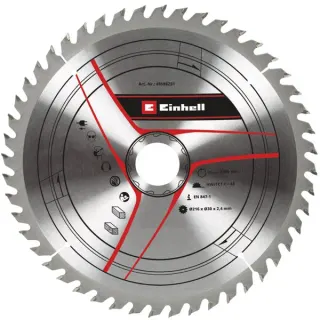 EINHELL Kreissägeblatt HM, Ø 216 x 30mm, 2,4mm, 48Z (für Zug-Kapp- & Gehrungssägen TE-SM 216 Dual, TC-SM 216 u.a.)