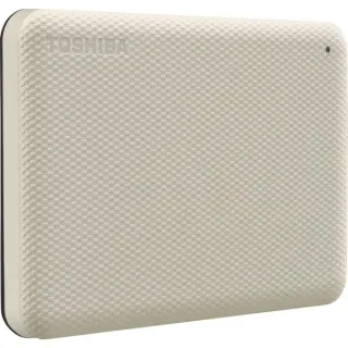 Toshiba Canvio Advance 4 TB, Externe Festplatte (beige, Micro-USB-B 3.2 Gen 1 (5 Gbit/s))