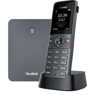 Yealink W73P, VoIP-Telefon (schwarz, Basisstation mit Mobilteil)