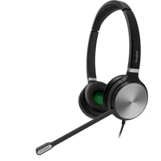 Yealink YHS36 Dual, Headset (schwarz/silber, Lederohrpolster)