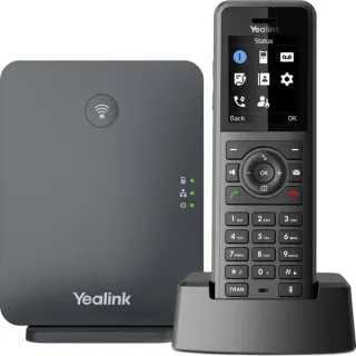 Yealink W77P, VoIP-Telefon (schwarz, Basisstation mit Mobilteil)