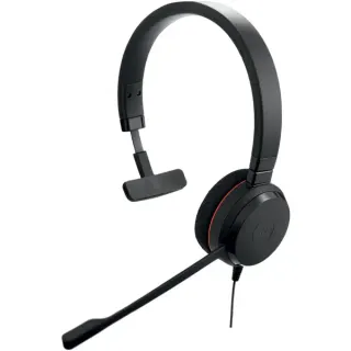 Jabra Evolve 20, Headset (schwarz, Microsoft Teams-Version, USB-C und USB-A, Mono)