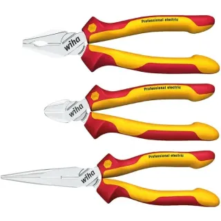 Wiha Zangen-Set Professional electric, 3-teilig (rot/gelb)