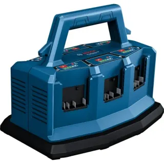 Bosch Professional EXPERT Ladegerät GAL 18V6-80 Professional (blau, 6 Steckplätze, AMPShare Alliance)