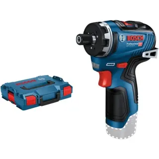 Bosch Professional Akkuschrauber GSR 12V-35 HX solo Professional, 12Volt (blau/schwarz, ohne Akku und Ladegerät, mit L-BOXX)