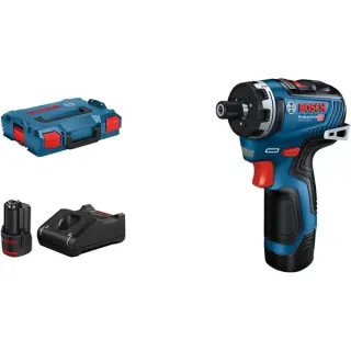Bosch Professional Akkuschrauber GSR 12V-35 HX Professional, 12Volt (blau/schwarz, 2x Li-Ion Akku 3Ah)