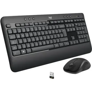 Logitech MK540 Advanced, Desktop-Set (DE-Layout, 2,4-GHz-Unifying, für Windows, kompatibel mit PC/Notebook)