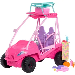 Mattel Barbie Mysteries Beach Detectives Ultimativer Strand-Buggy, Spielfahrzeug