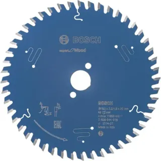 Bosch Professional EXPERT Wood Kreissägeblatt, Ø 160mm, 48Z (Bohrung 20mm, für Handkreissägen)