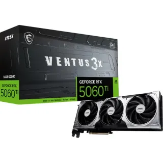 MSI GeForce RTX 5060 Ti VENTUS 3X OC 16G, Grafikkarte (DLSS 5, 3x DisplayPort, 1x HDMI 2.1)