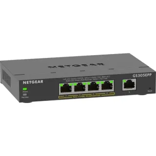 Netgear GS305EPP, Switch (schwarz)