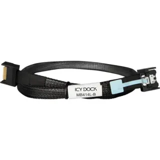 ICY BOX Kabel MCIO x4 SFF-TA-1016 > MCIO x4 SFF-TA-1016 (schwarz, 50cm)