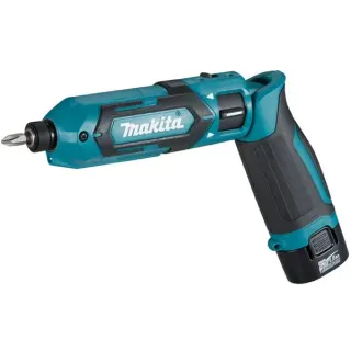 Makita Akku-Knickschlagschrauber TD022DSE 7,2Volt (blau/schwarz, 2x Li-Ionen Akku 1,5Ah)