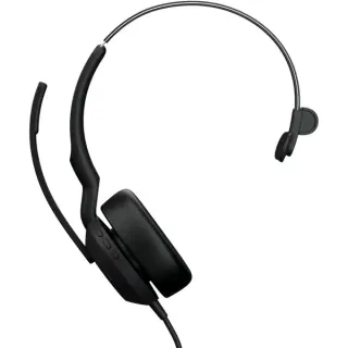 Jabra Evolve2 50, Headset (schwarz, UC, Bluetooth 5.2, USB-C und USB-A, Mono)