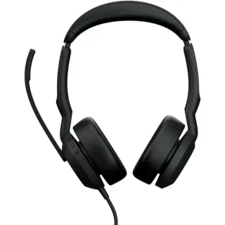 Jabra Evolve2 50, Headset (schwarz, Microsoft Teams Version, Bluetooth 5.2, USB-C und USB-A, Stereo)