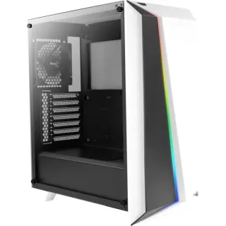 Aerocool Cylon Pro, Tower-Gehäuse (weiß/schwarz, Tempered Glass)