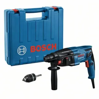 Bosch Professional Bohrhammer GBH 2-21 Professional (blau/schwarz, 720 Watt, Koffer)
