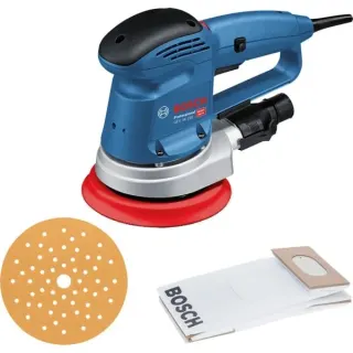 Bosch Professional Exzenterschleifer GEX 34-150 Professional (blau/schwarz, 340 Watt)