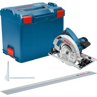 Bosch Professional Handkreissäge GKS 85 G Professional (blau, 2.200 Watt, L-BOXX, Führungsschiene FSN 1400)