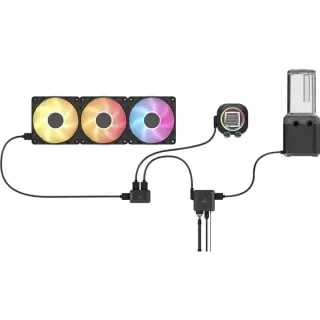 Corsair HydroX iCUE LINK XH505i RX 360 RGB Kit, Wasserkühlung (schwarz)