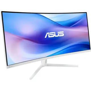 ASUS VU34WCIP-W Eye Care , LED-Monitor (86.4 cm (34 Zoll), weiß, WQHD, VA, Curved, USB-C, Air Ionizer, 100Hz Panel)