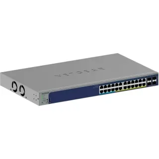 Netgear 24-Port Gigabit PoE+ und PoE++ Smart Switch GS728TXUP (420 W PoE Budget, inkl. 1 Jahres Abonnement von Insight)