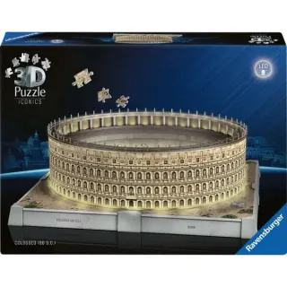 Ravensburger 3D Puzzle Iconics: Kolosseum Rom - mit Licht (216 Teile)