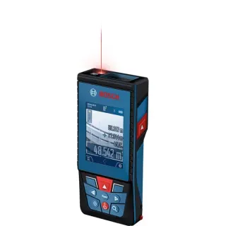 Bosch Professional Laser-Entfernungsmesser GLM 100-25 C Professional (blau/schwarz, Reichweite 100m, rote Laserlinie)