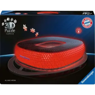 Ravensburger 3D Puzzle Iconics: Allianz Arena - mit Licht (216 Teile)