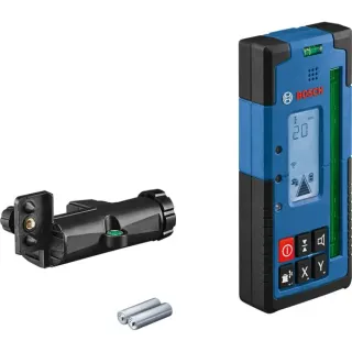 Bosch Professional Laser-Empfänger LR 65 G Professional, mit Halterung (blau/schwarz, für Rotationslaser GRL 650 CHVG)