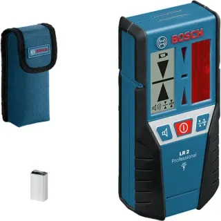 Bosch Professional Laser-Empfänger LR 2 Professional (blau/schwarz, für Kombi- und Linienlaser GLL 2-50 / GLL 3-50)