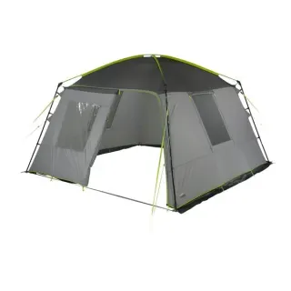 High Peak Pavillon Cabana (grau/limette, 3,5m x 3,5m)