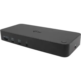i-tec USB 3.0 / USB-C / TB, 3x 4K Docking Station + Power Delivery 100W, Dockingstation (schwarz, HDMI, DisplayPort, Power Delivery)