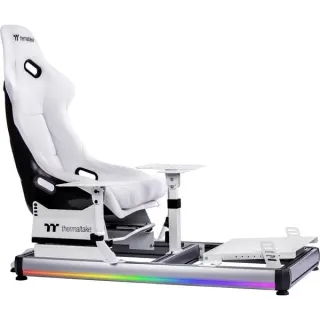 Thermaltake GF500 Flight Simulator Cockpit Snow GSC-F50-CPASWH-01, Sim Rig (weiß)
