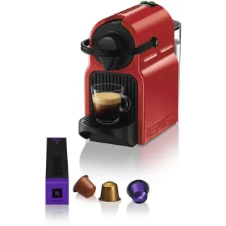 Krups Nespresso Inissia XN1005, Kapselmaschine (rot)
