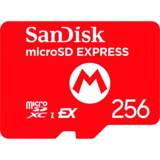 SanDisk Nintendo Switch 2 microSD Express Card 256 GB, Speicherkarte (im Mario-Design)