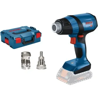 Bosch Professional Akku-Heißluftgebläse GHG 18V-50 Professional solo, 18Volt (blau/schwarz, ohne Akku und Ladegerät, L-BOXX)