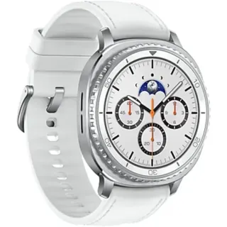 Samsung Galaxy Watch8 Classic, Smartwatch (weiß, 46mm, LTE, Hybrid-Armband)