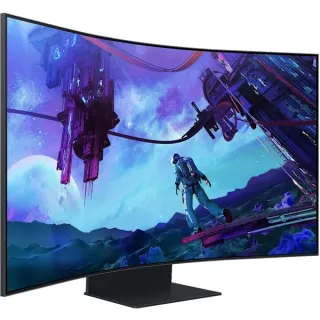Samsung Odyssey Ark S55CG970NU, Gaming-Monitor (139.7 cm (55 Zoll), schwarz, UltraHD/4K, VA, Curved, FreeSync Premium Pro, 165Hz Panel)
