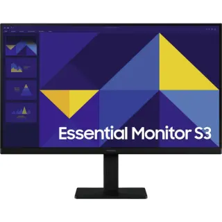 Samsung Essential S27D304GAU, LED-Monitor (68.6 cm (27 Zoll), schwarz, FullHD, IPS, HDMI, VGA, 100Hz Panel)