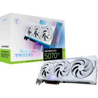 MSI GeForce RTX 5070 Ti GAMING TRIO OC WHITE, Grafikkarte (weiß, DLSS 5, 3x DisplayPort, 1x HDMI 2.1)