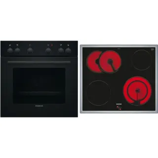 Siemens EQ110KAFBE, Herdset (schwarz/edelstahl)